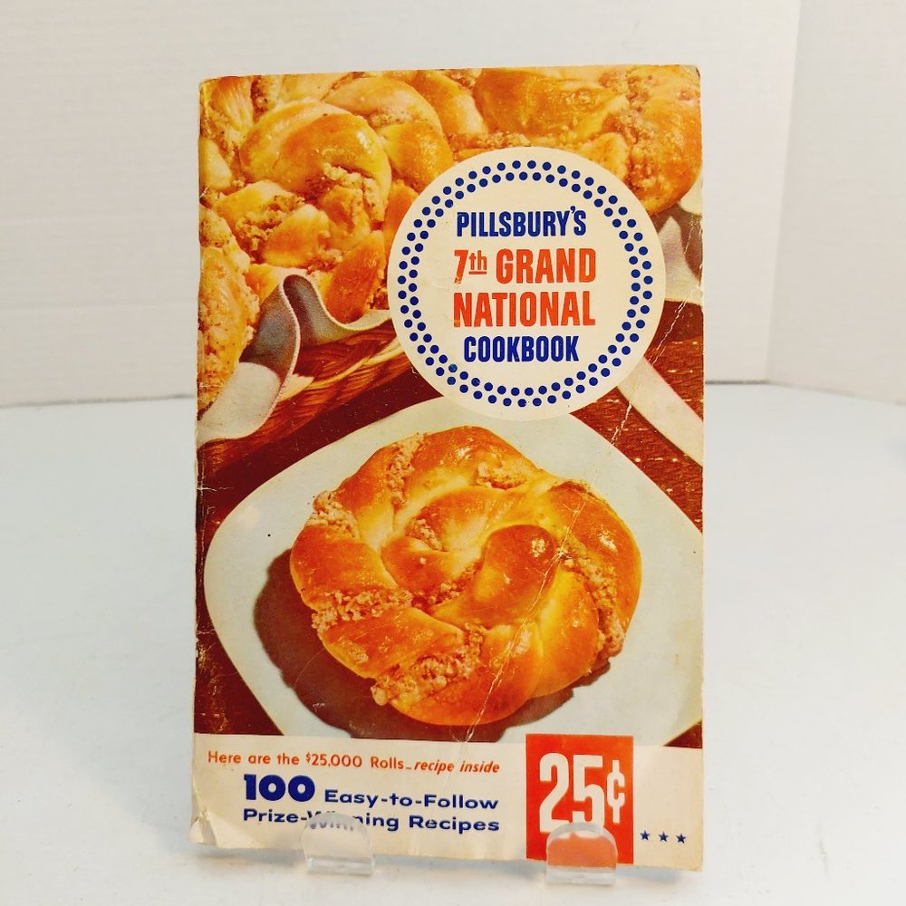 Vtg 1956 Pillsbury's 7th Grand National Cookbook 1st Edition